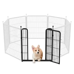 FXW Rollick Dog Playpen, 1 Add-On Gate Panel, Single 24"/32"/40"/45"/50" Height Gate Panel