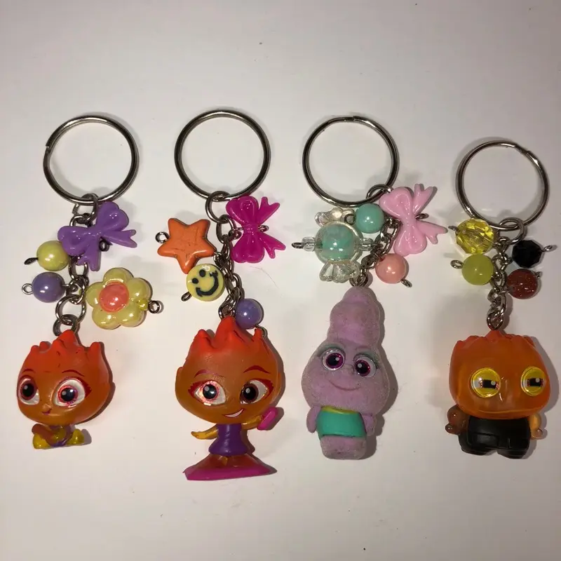 Elemental characters doorables keychains