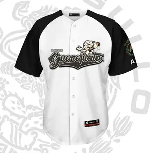 (BLK/WHITE) Momias De GUANAJUATO Baseball Jersey, Mexico Jersey for Men Women Youth And Kids, Mexico Baseball Shirt, Hiphop Jersey, All-Over Print Baseball Jersey