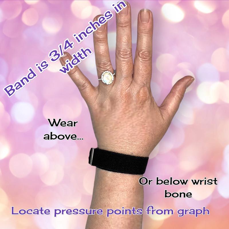 Anti-Nausea Acupressure Motion Sickness Bracelets- Adjustable