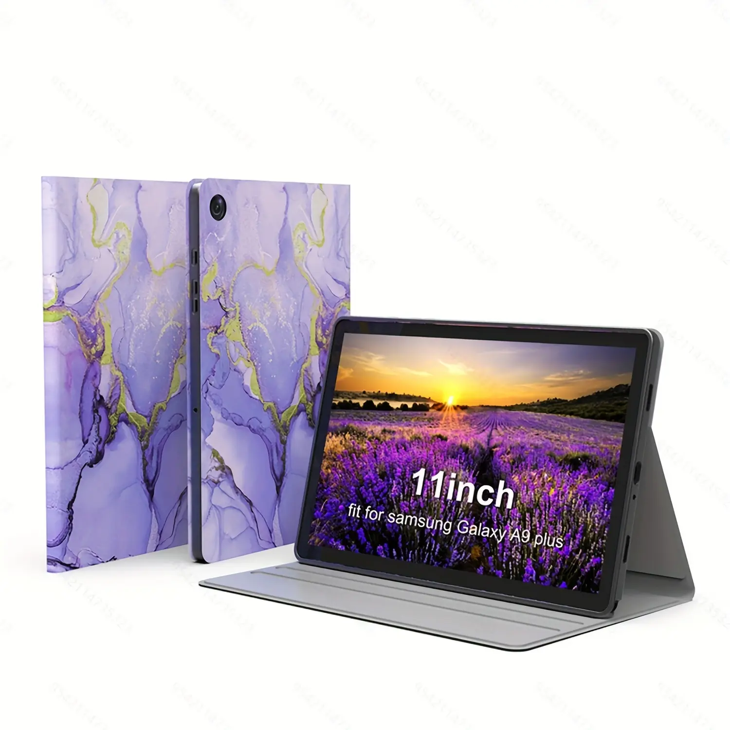 for Samsung Galaxy Tab A9+ Plus 5G Case, Multi-Angle Landscape Stand Cover Compatible for Samsung Galaxy Tab A9+/A9 Plus 11 Inch 2023 Model (SM-X210/X216/X218) [Auto Wake/Sleep] Tablet Cover, Tablet Accessories, Tablet Casing