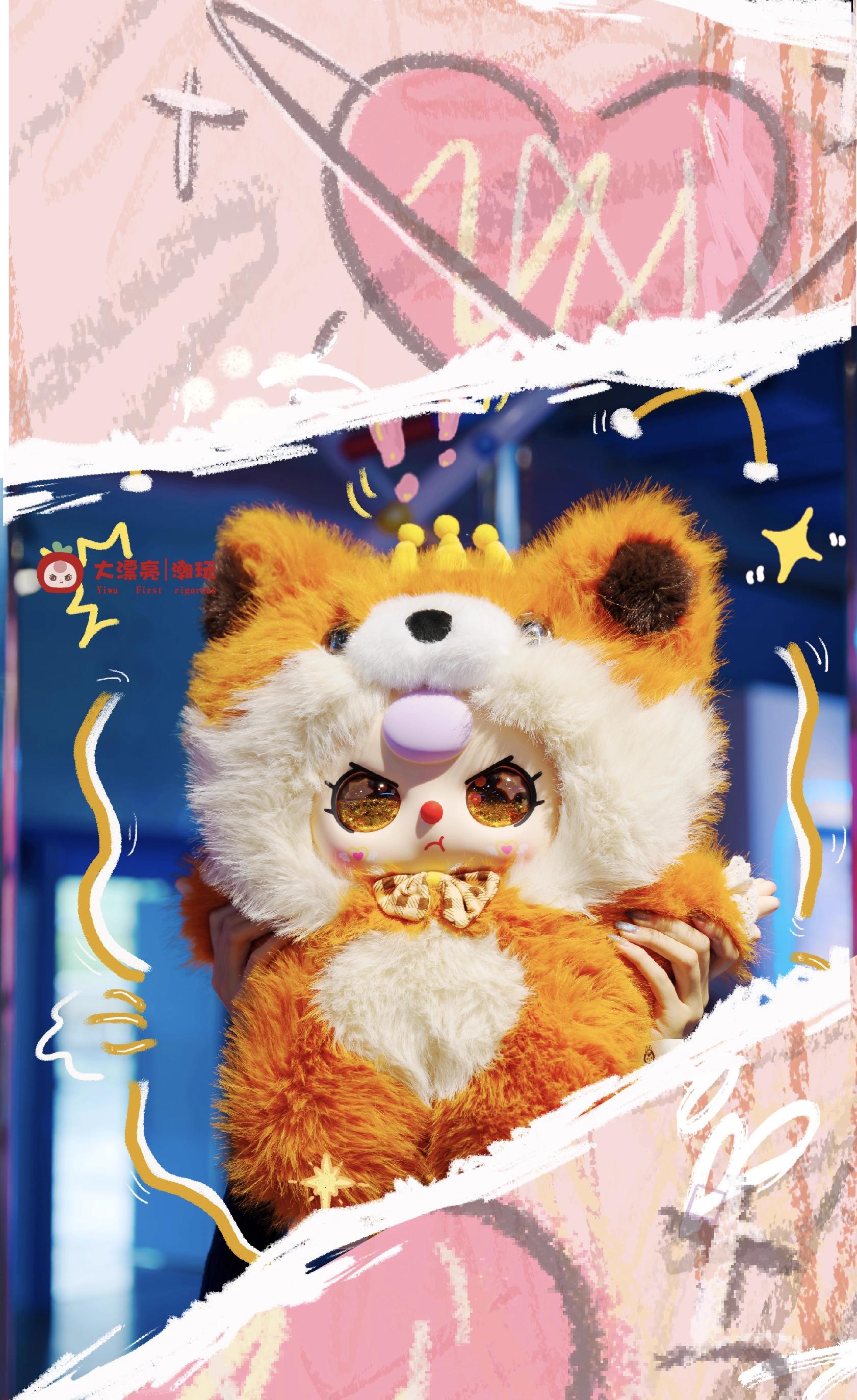 BabyThree 800% Neon AI Tech Glow Plush Blind Box | 6+1 Hidden AI Core | Futuristic Collector’s Edition