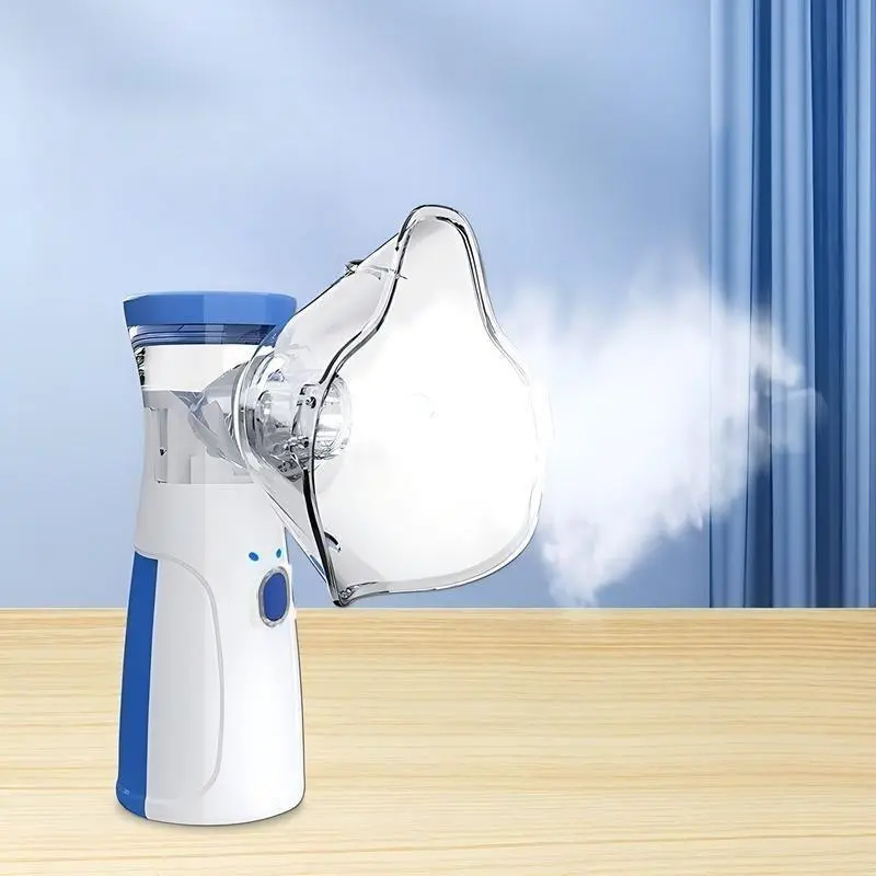 Portable Handheld Nebulizer, Rechargeable Nebulizer Machine for Adults & Kids, Breathing Relief Tool for Travel & Household Use