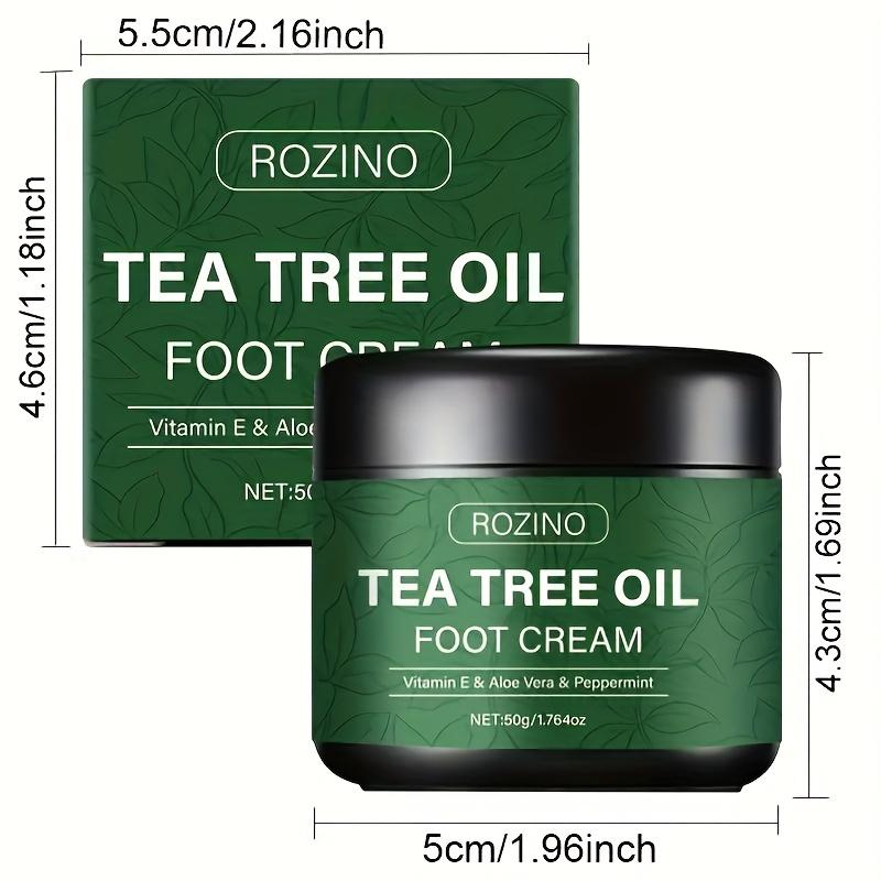 ROZINO tea tree oil foot cream
