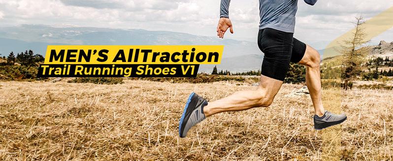 FitVille Men's AllTraction Trail Shoes V1 wide fit outdoor shoes rave shoes High Instep Breathable Mesh Eva Insole Lightweight mens shoes Outdoorfun
