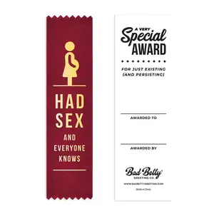Had Sex and Everyone Knows Award Ribbon