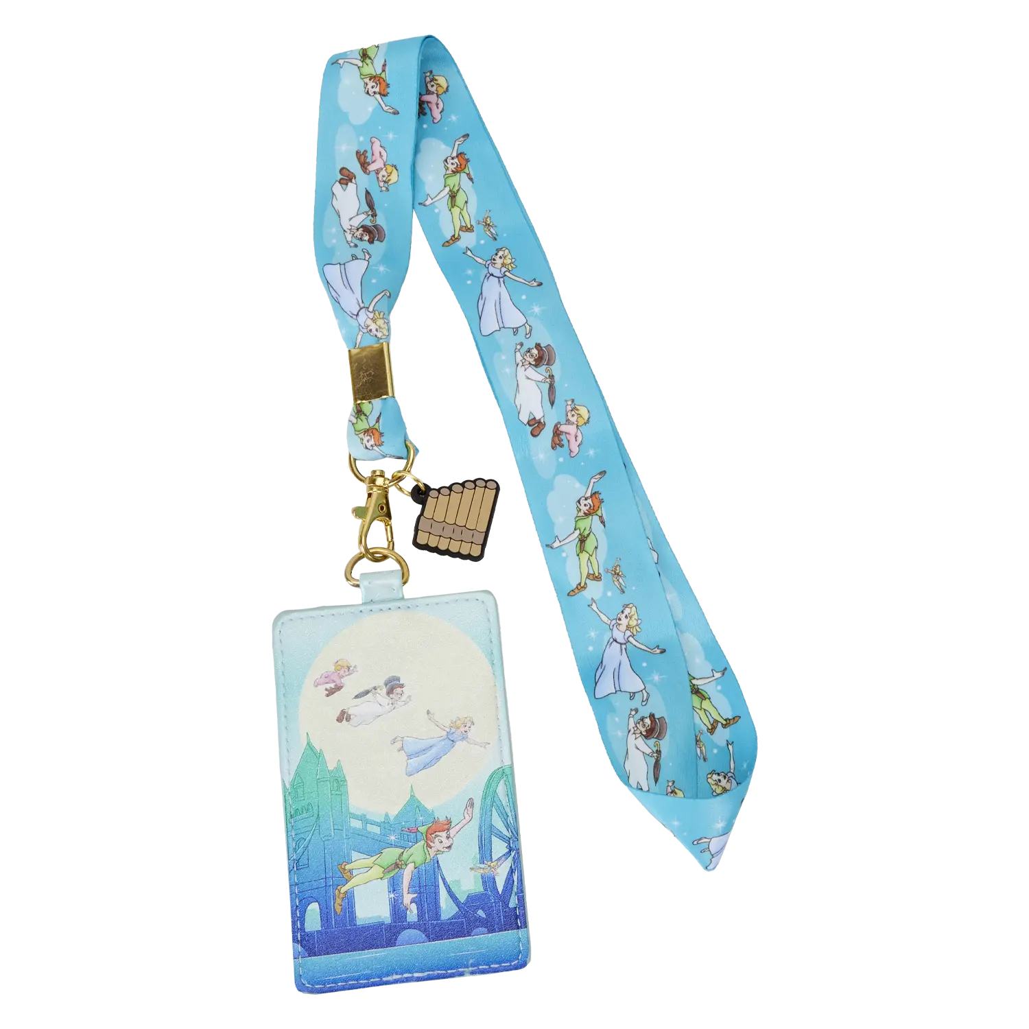 Peter Pan You Can Fly Lanyard With Card Holder