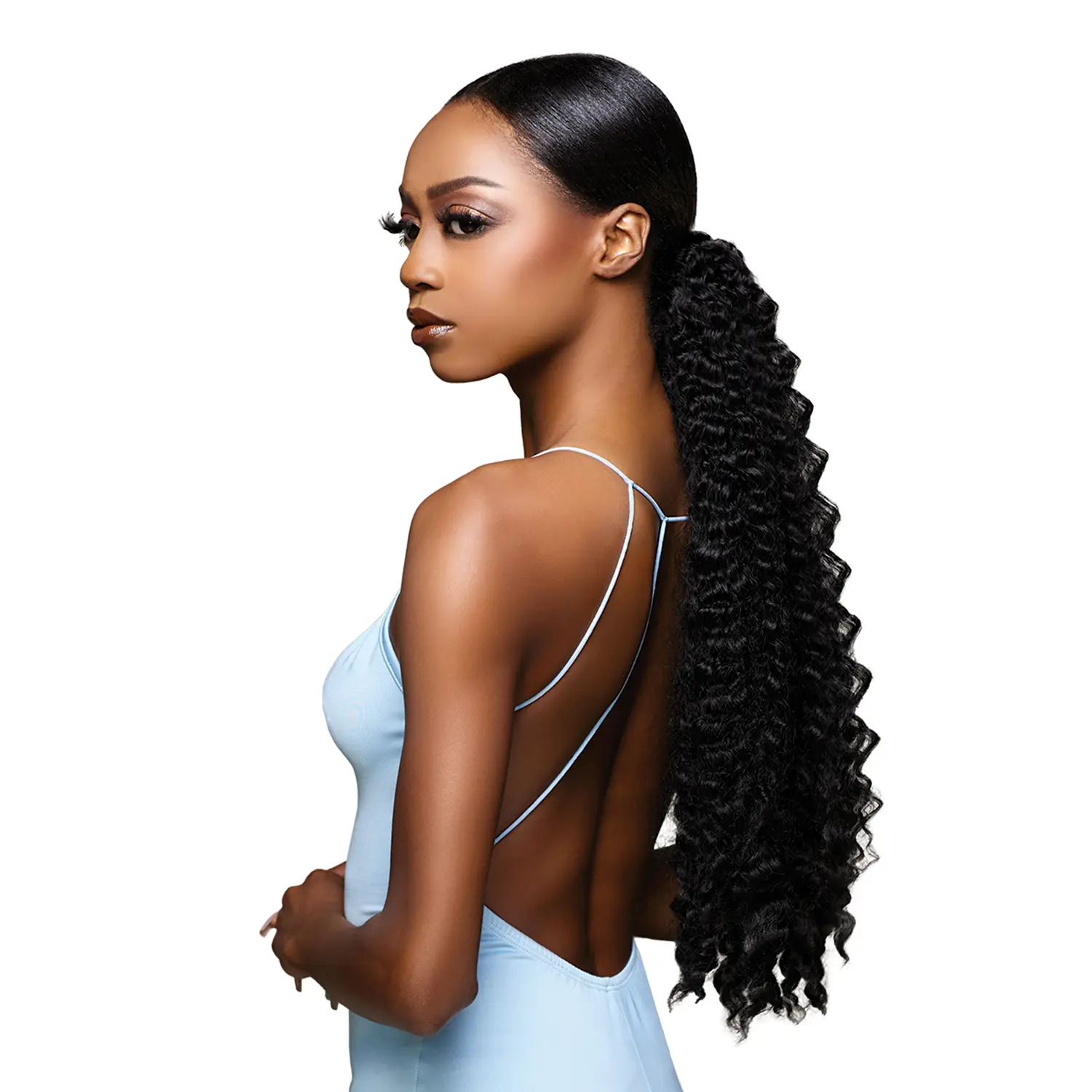 Sensationnel Synthetic Hairpiece Drawstring Ponytail - Glamora Glam Updo Unit 7, Perfect for Stylish Ponytail Hairstyles, Ponytail Hairstyle