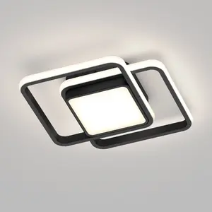 Romeson 11 in. LED modern flush mount light 5 CCT