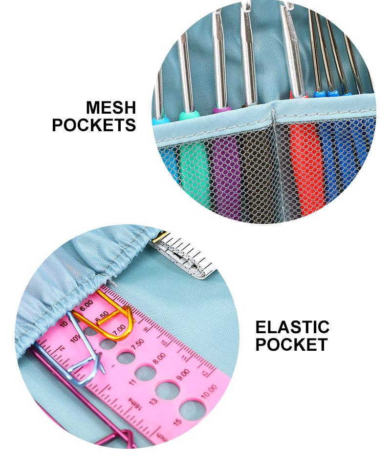 CozyKnots Crochet Starter Kit, DIY Kit, Knitting and Crochet, 58 pc tools