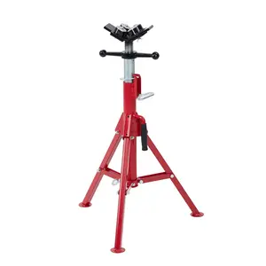 Heavy Duty Adjustable Steel Stand,28-52" Height 2500 Lbs Load Capacity Folding Pipe Jack Stand with Commercial-Grade Stability for Workshops & Warehouses