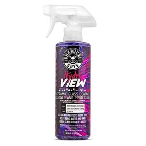 HydroView Ceramic Glass Cleaner & Coating Spray Bottle - 16 us fl oz Car Window Cleaner, Exterior & Interior Surface Cleaner, Water-Repellent Auto Detailing Supply