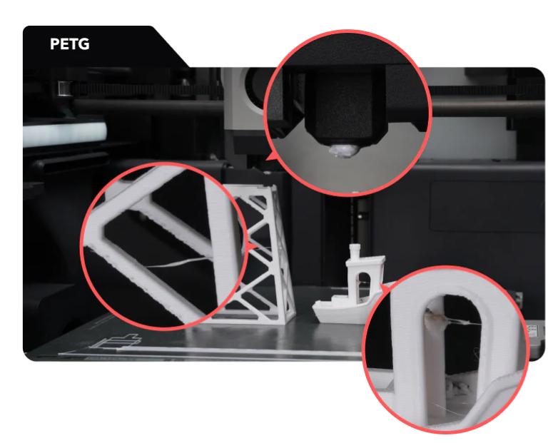 Bambu PETG-CF, 3D Printing Filaments and Materials, Less Clumping and Stringing, Premium Print Surface, Improved Mechanical Properties & High Flexibility