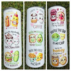 Cute Food-Themed 20oz Stainless Steel Tumbler