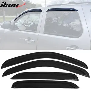 Visor Windows for Chevy Tahoe GMC Yukon 2007-2014 4Pc Set Acrylic