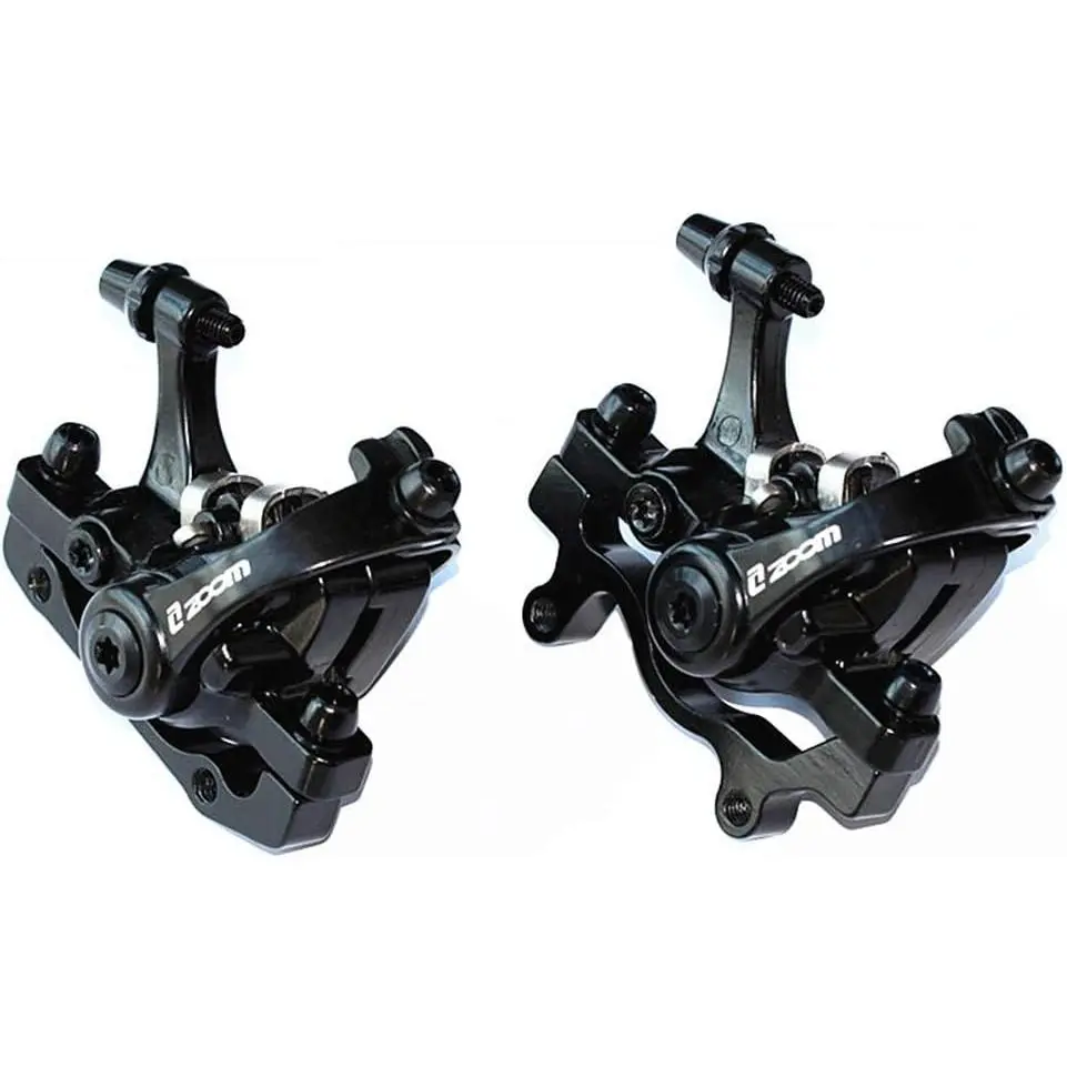 BUCKLOS DB-680 Mountain Bike Mechanical Disc Brake Caliper F160/R140 with Adapter Aluminum Alloy Dual Piston for MTB Road Bike All-Weather Safety, Cycling Bike