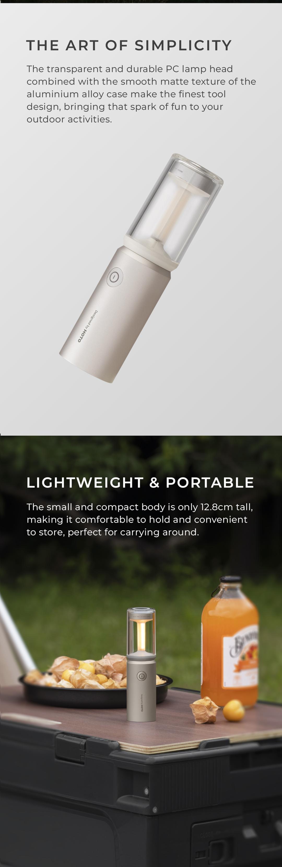 【Deals for You Days】HOTO 3in1 Outdoor Camping Flashlight Rechargeable 3200mAh Water Resistant LED Flashlight with Hook Design for Camping Outdoor Emergency Christmas Gift Hiking Gear Travel Accessory