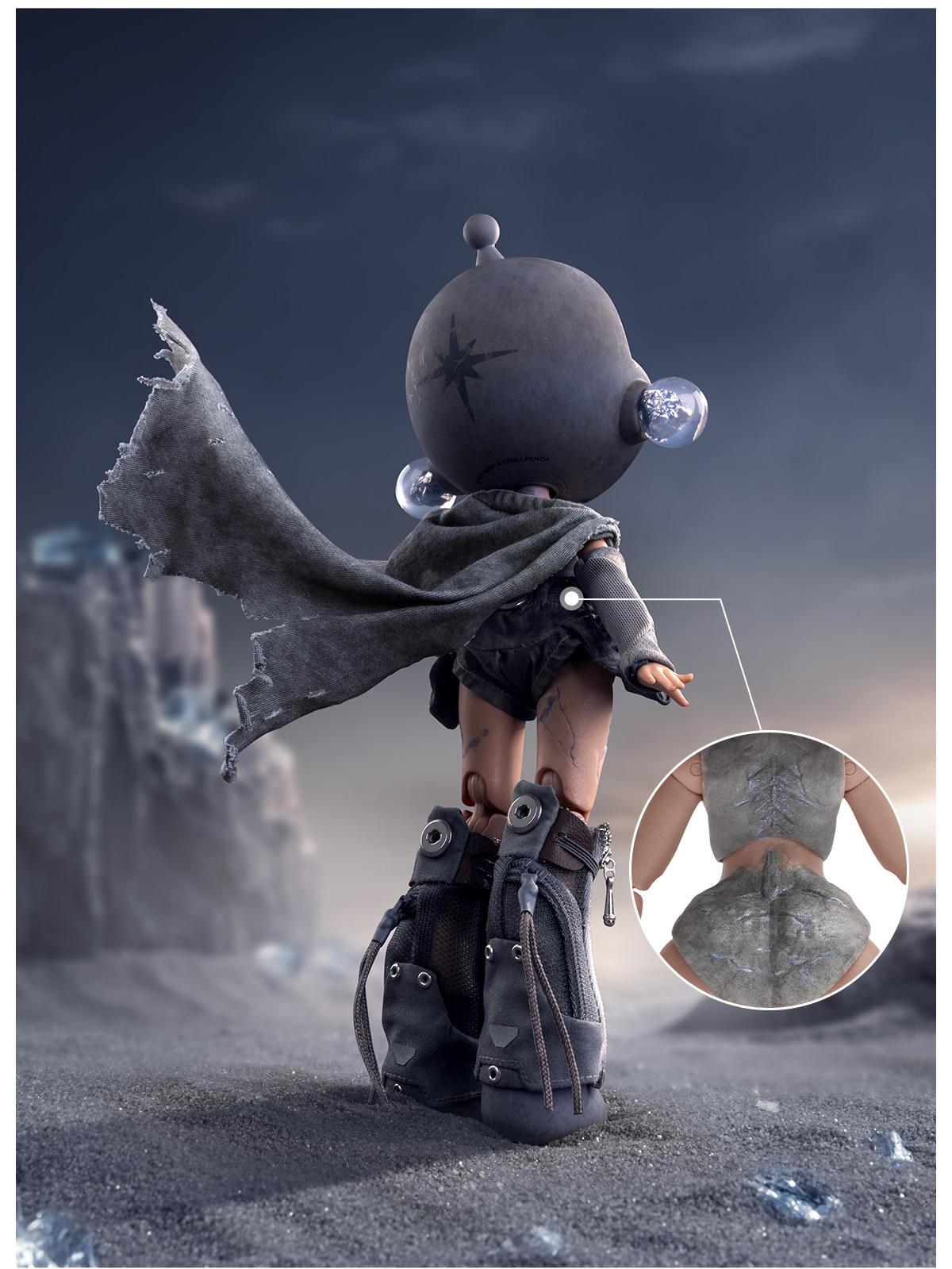 POP MART SKULLPANDA × HAMCUS 1/6 Action Figure