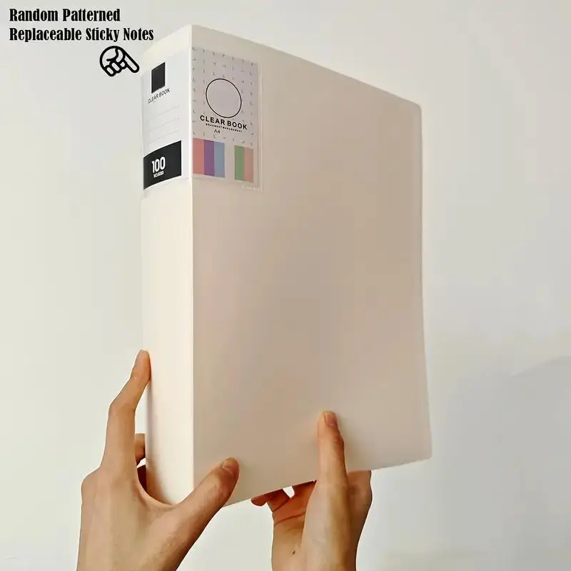 A4 Size Transparent PP Plastic File Folder, 100pcs Multi-layer Organizer for Office, Art, Photos & Collectibles Storage, Files Organizer, Office Supplies