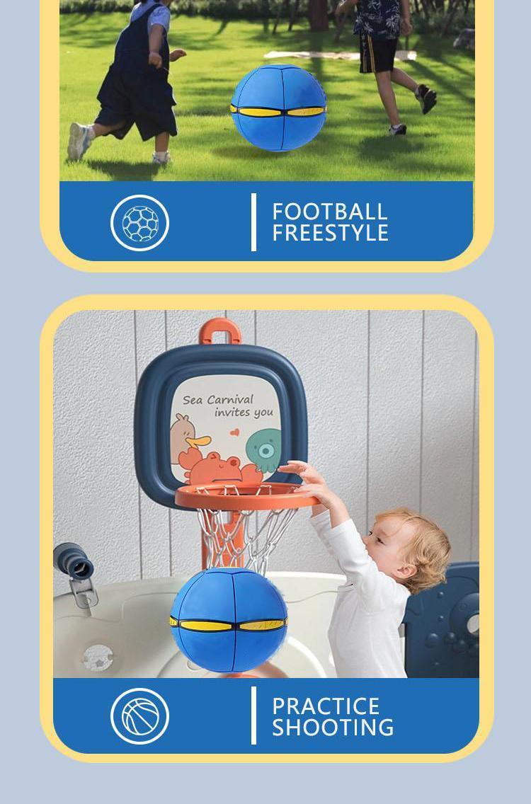 Children's stomp-out deformable ball, bouncy ball, outdoor parent-child interactive stress relief ball