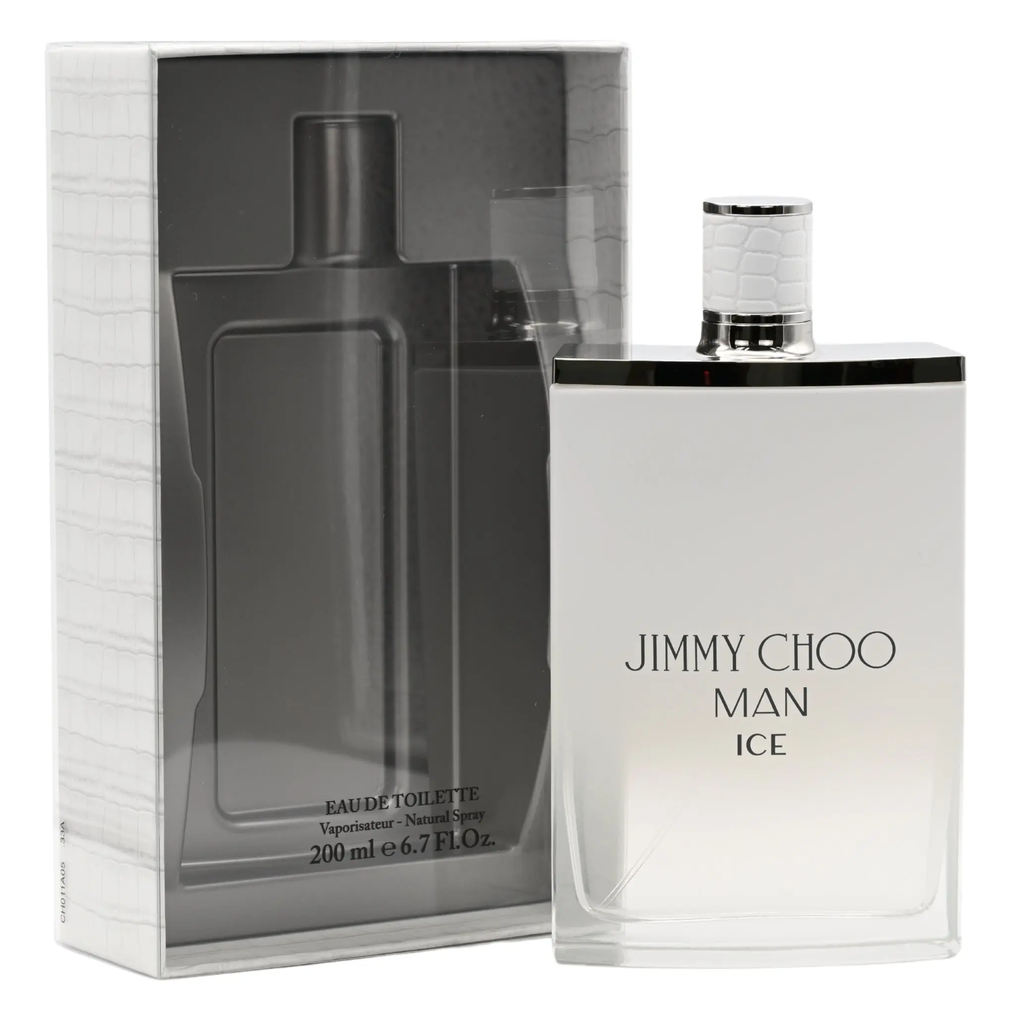 JIMMY CHOO Man Ice Eau de Toilette for Men, Aromatic Citrus Cologne with Bergamot, Musk & a Cool Woody Finish, 6.7 oz Spray, Aromatic Citrusy Perfume, Gifts For Him, Signature Scent, Citrus-Woody, Perfumes, Fresh Scent Men's Fragrance