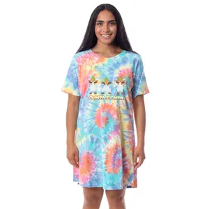 Willy Wonka and the Chocolate Factory Women's Oompa Loompa Pajama Dorm Sleep Shirt Nightgown