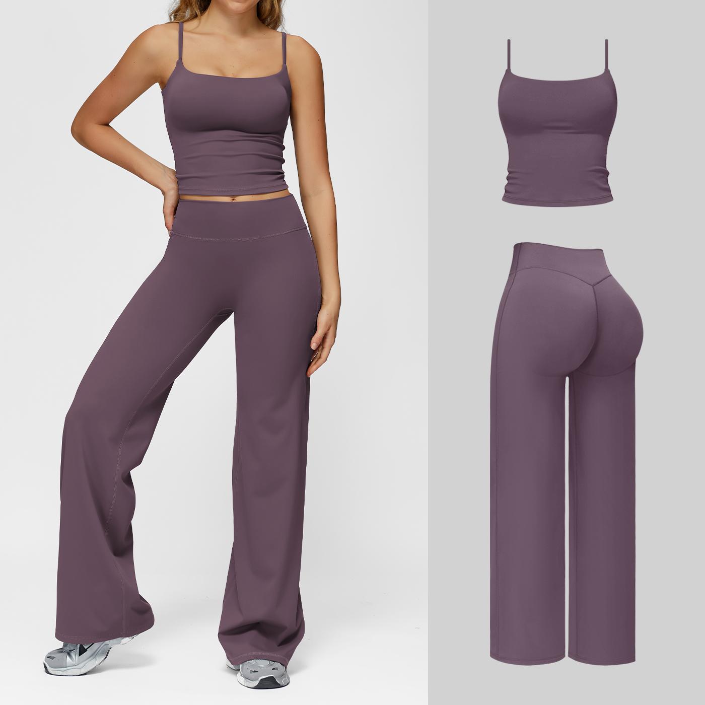 MFVIM Women's Sports Suit, Comfortable and Stylish Activewear Set for Workouts, Perfect for Yoga and Gym Sessions SpringStatements