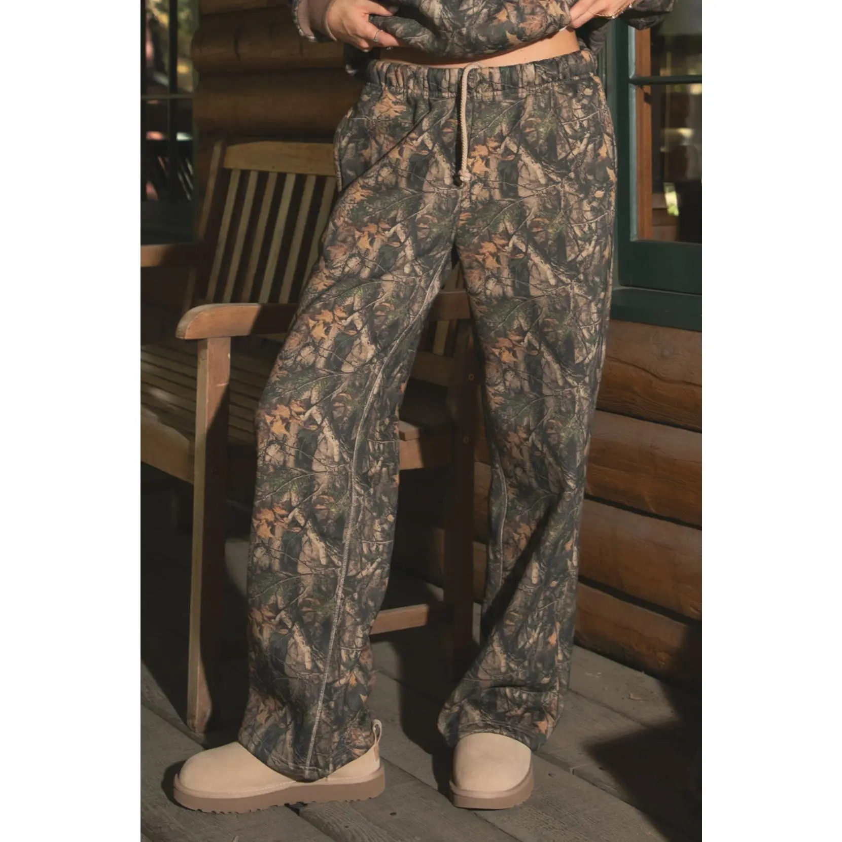 BAYOU Dark Camo Cloud Fleece Sweatpants