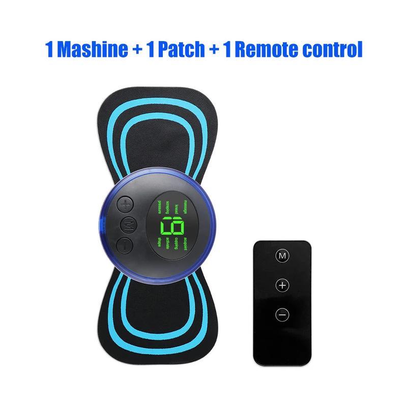 EMS Muscle Stimulator - 8 Modes 19 Levels Intelligent Massage Instrument for Neck Back Waist Hip Leg - Relieves Tiredness Improves Blood Circulation - Small Lightweight Portable，Non-medical devices