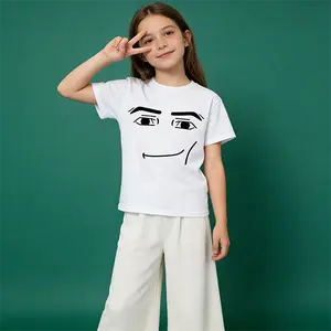 Kids Classic Vintage Man Face T-Shirt, Funny Meme Comfort Tee, Trendy Versatile Casual Wear, Perfect Gift for Young Gamers