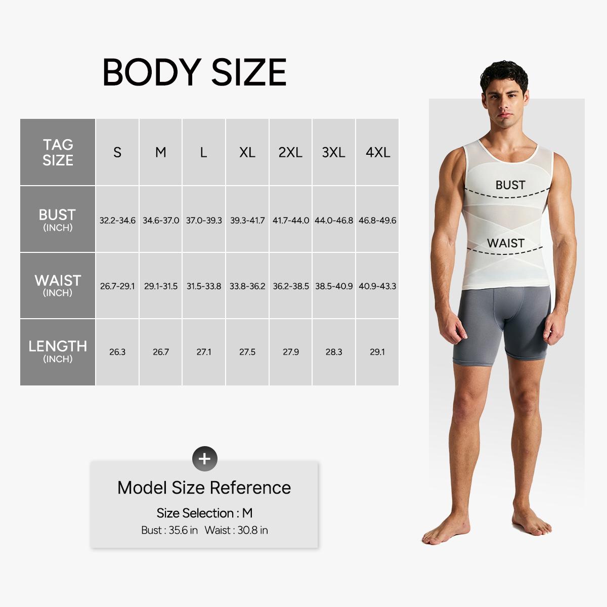 Nebility Men's Summer Thin Shapewear Tanktop - Menswear Mesh Tummy Control  Breathable High Elasticity  Seamless Sports Compression Vest Fitness SpringStatements