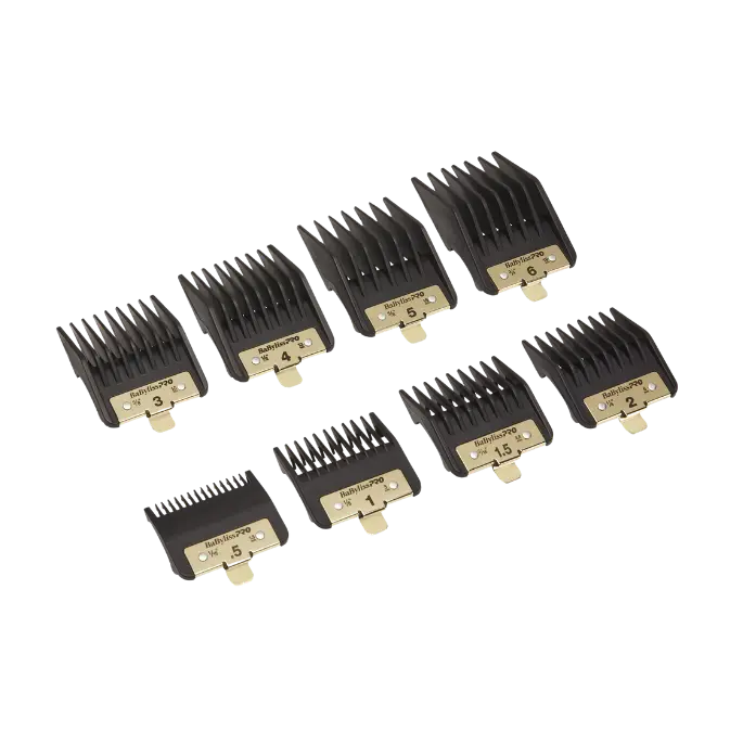 BaBylissPro Premium Clipper Guards - with Secure Metal Clip BaBylissPro Premium Clipper Guards - with Secure Metal Clip