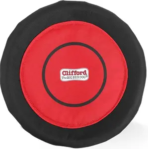 Clifford Flying Disc Frisbee Dog Toy for Aggressive Chewers | 9.25" Durable Dog Frisbee | Quality, Strong Nylon Frisbee for Dogs for Fetch, Toss and Tug