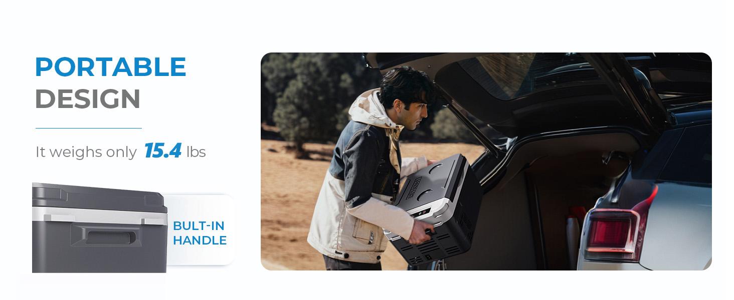 【LIVE】Euhomy 12-Volt 11 Quart Electric Cooler (Car Refrigerator) - APP & Bluetooth Enabled, Portable RV & Car Freezer