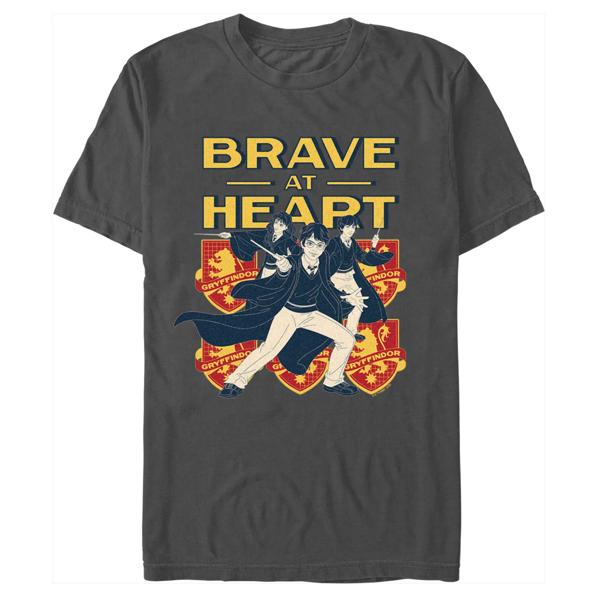 Men's Harry Potter Gryffindor Brave at Heart T-Shirt