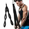 Calisthenics Tricep Rope Cable Attachment - Gym Accessories with 6 Anti-Slip Surface Handles, Firm Hold, Easy to Attach, General Fitness Strength Training, Better Results Home Gym Equipment