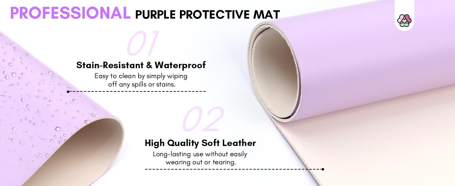 SAVILAND Purple Arm Rest for Nail Techs Super-Comfortable with Microfiber Leather Mat Height-Adjustable Hand Pillow for Manicure Ideal for Salon Use SAVILAND Purple Arm Rest for Nail Techs Super-Comfortable with Microfiber Leather Mat Height-Adjustable Hand Pillow for Manicure Ideal for Salon Use