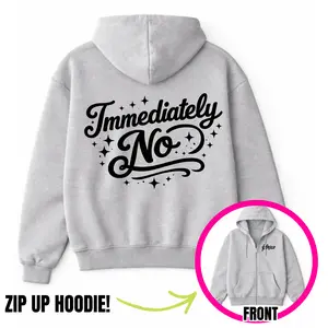 Immediately No Zip Up Hoodie