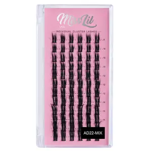 DIY Individual Cluster lashes AD-22 Small MIX Tray