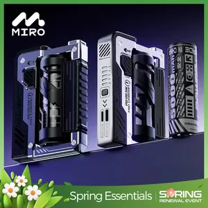 【MXD】Miro 21700 Tactical Replaceable Battery Module Power Bank Charger – Compact and Portable – Travel, Outdoor Adventures, Emergency Power, On-the-Go Charging, Ideal Gift for Campers, Hikers & Tech Enthusiasts