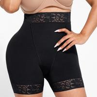 Lace Mid Waist Black