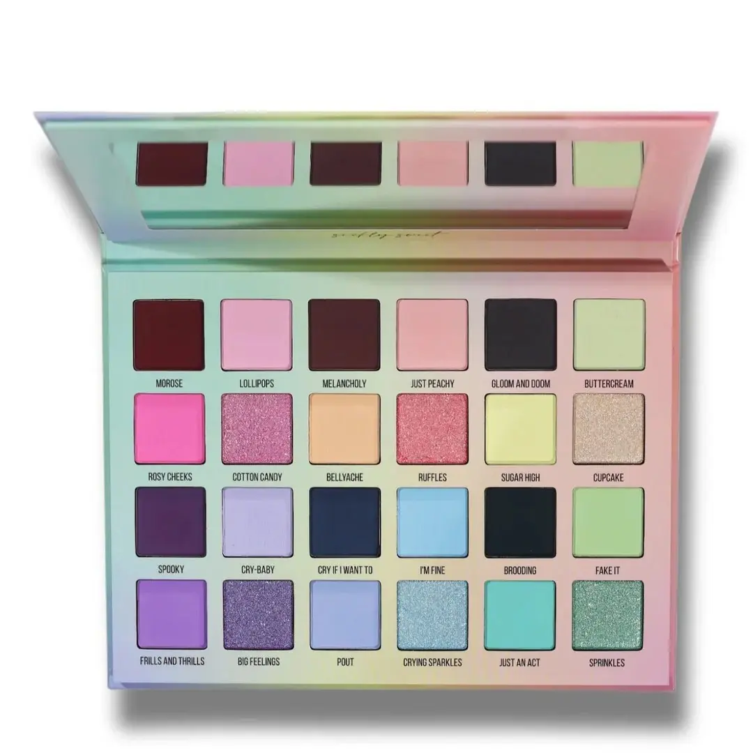 Blend Bunny Cosmetics Sickly Sweet Palette - 24 Haunting & Pastel Eyeshadows & Face Pigments