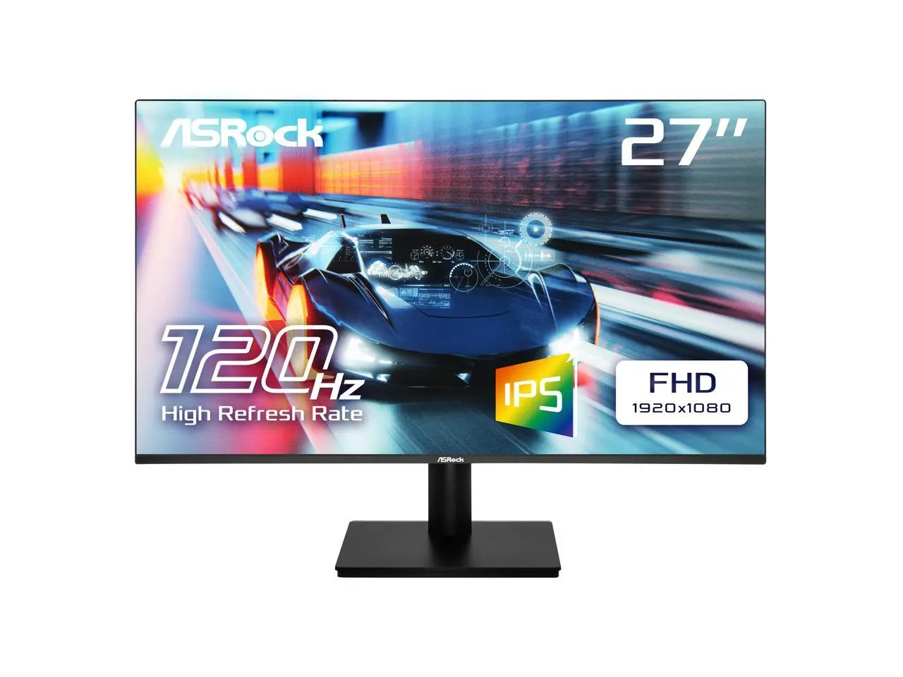 ASRock Phantom Gaming 27" 120 Hz IPS FHD Gaming Monitor sRGB 99% CL27FFA CL27FFA