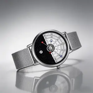 Vintage Minimalist Dial Watch | Stainless Steel Mesh Strap | Unisex Casual Quartz Wristwatch | Thoughtful Gift for Husband Wife Friends Colleagues | Best Birthday Anniversary Valentine’s Christmas Graduation Present | Timeless Retro Fashion Accessory