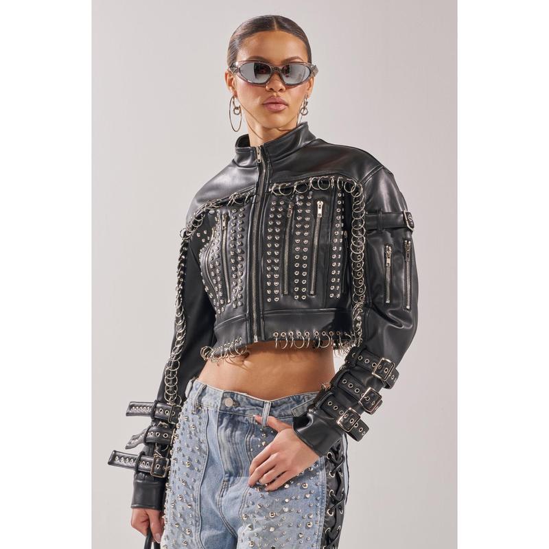 CHOPPER STUDDED MOTO