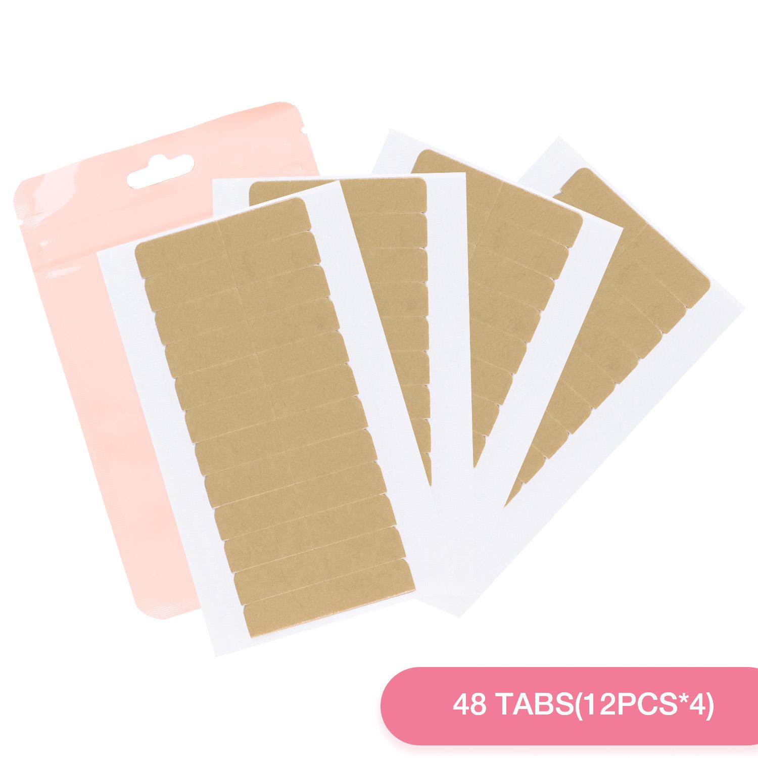 GOOGOO Hair Extension Tape Replacement for Tape in Hair Extensions Double Sided Professional Strong No-Residue Tapes, 1.6 * 0.3inch per Piece Haircare Heatless GOOGOO Hair Extension Tape Replacement for Tape in Hair Extensions Double Sided Professional Strong No-Residue Tapes, 1.6 * 0.3inch per Piece Haircare Heatless