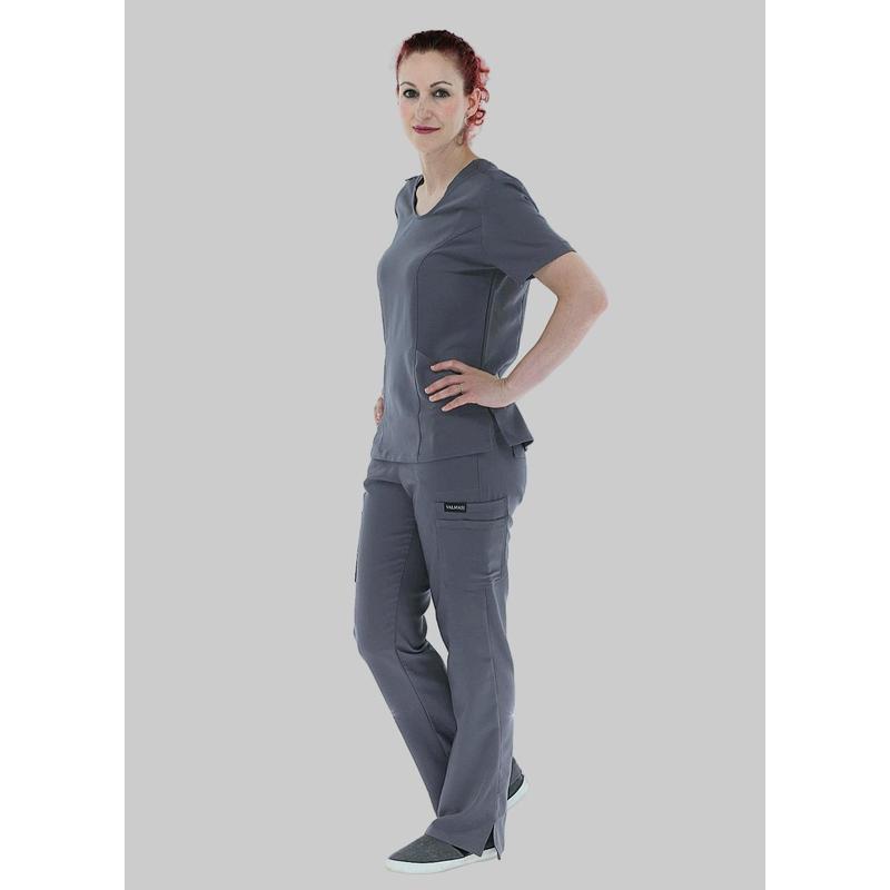 Jasmine Scrub Top for Women - Modern Fit with Pockets & Graphene-Infused Fabric - Comfortable Workwear & Uniforms - Scrubs