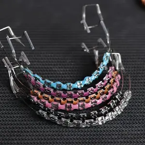 Temporary Braces Clip-on Dentures Full Dentures Fashion Hip Hop Blue Black Color Handmade Metal Dental Braces Oral Tooth Gem Kit for Men and Women