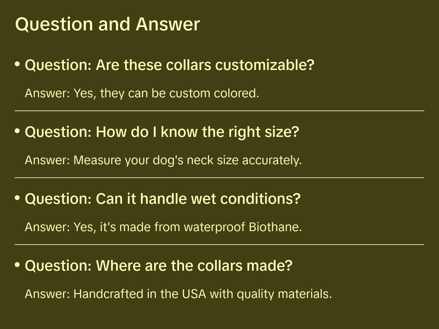 Special Edition - Quest Squad Collar