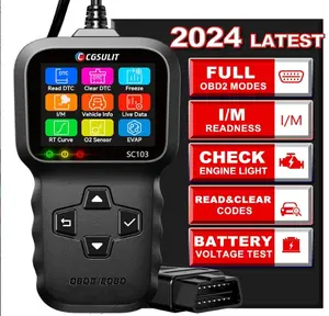 CGSULIT SC103 OBD2 Scanner – Plug & Play Check Engine Code Reader with Live Data & Smog Check, Car Diagnostic Tool for Vehicles 1996+